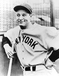 Yankees 1B Lou Gehrig